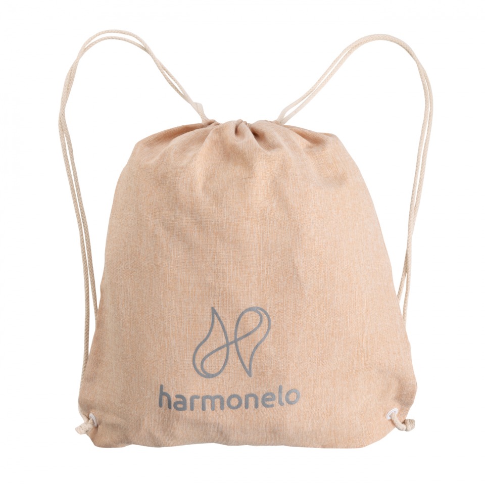 Ecological shopping bag/backpack - beige